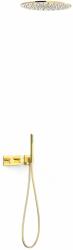 TRES B-System set de duș ascuns cu termostat cu duș de ploaie auriu 30735206OR (30735206OR)