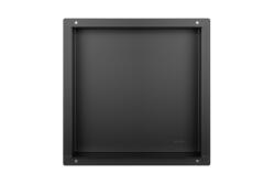 Balneo Wall-Box No Rim Black raft de nișă 30 cm OB-BL1-NR