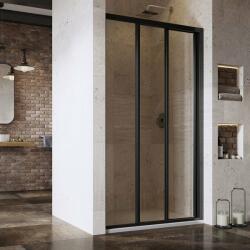RAVAK Supernova uși de duș 130 cm culisantă negru mat/sticlă transparentă 00VJ03R2Z1 (00VJ03R2Z1)