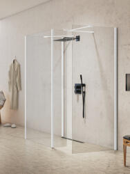 NEW TRENDY New Modus White perete cabină de duș walk-in 90 cm alb mat/sticla transparentă EXK-2334