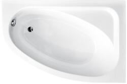 Besco Cornea cadă de colț 140x80 cm partea dreaptă alb #WAC-140-NP (#WAC140NP)