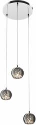 Zuma Line Crystal lampă suspendată 3x42 W crom-fumuriu-cristal P0076-03M-B5FZ (P007603MB5FZ)