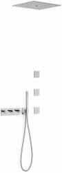 TRES B-System set de duș ascuns cu termostat cu duș de ploaie crom 30725406 (30725406)