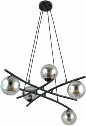 Emibig Essa lampă suspendată 5x10 W negru-grafit 1203/5 (12035)
