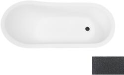 Besco Olaya cadă freestanding 157.5x68 cm ovală bicolor #WAO-160-GGB (#WAO160GGB)