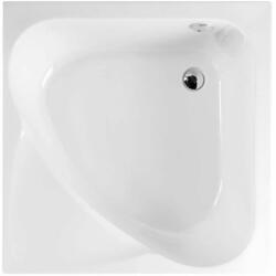 POLYSAN Carmen cădiță de duș pătrată 90x90 cm alb 29611