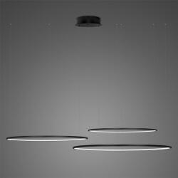 Altavola Design Ledowe Okręgi lampă suspendată 3x68 W negru LA075/CO3_80_in_4k_black