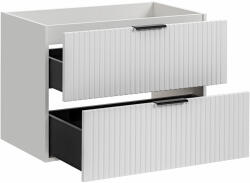 Comad Adel White dulap 80x46x57 cm sub chiuveta pe perete alb ADEL WHITE 82-80-B-2S (ADELWHITE8280B2S)