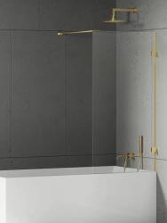 New Trendy Eventa Gold Shine paravan cadă 80 cm o piesă auriu luciu/sticlă transparentă EXK-4895-WP (EXK4895WP)