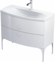Oristo Louis dulap 101.6x47.7x55.4 cm sub chiuveta pe perete alb OR50-SD2S-102-1 (OR50SD2S1021)