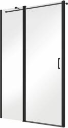 Besco Exo-C Black uși de duș 120 cm înclinabilă negru mat/sticlă transparentă ECB-120-190C (ECB120190C)