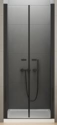 NEW TRENDY New Soleo Black uși de duș 90 cm înclinabilă negru mat/sticlă transparentă D-0215A (D0215A)