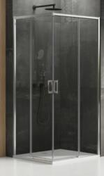 NEW TRENDY Prime cabină de duș 100x80 cm dreptunghiular crom luciu/sticlă transparentă D-0294A/D-0299A (D0294A/D0299A)