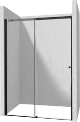 Deante Kerria Plus uși de duș 170 cm culisantă negru mat/sticlă transparentă KTSPN17P