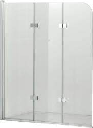 Hagser Anke paravan cadă 120 cm trei piese crom luciu/sticlă transparentă HGR40000023 (HGR40000023)