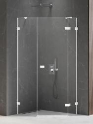 NEW TRENDY Avexa White cabină de duș 100x80 cm alb mat/sticlă transparentă EXK-3869 (EXK3869)