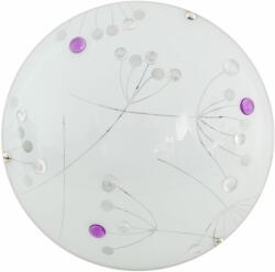 Candellux Floral plafon 1x10 W alb-violet 13-49797 (1349797)