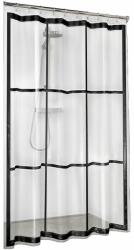 Sealskin Brix perdea de duș 200x180 cm transparent-negru 210961319 (210961319) Perdea de dus