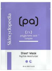 Skincyclopedia Mască de țesătură pentru față, cu acid poliglutamic - Skincyclopedia Sheet Mask 20 ml