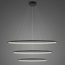 Altavola Design Ledowe Okręgi lampă suspendată 3x130 W negru LA075/P_100_in_3k_black