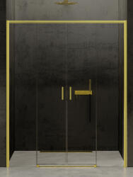 NEW TRENDY Prime Light Gold uși de duș 150 cm culisantă D-0444A