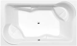 POLYSAN Duo cada dreptunghiulară 200x120 cm alb 16211 (16211)