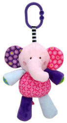 Lorelli Toys plüss zenélőjáték - pink elefánt (50684)
