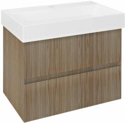 SAPHO Filena dulap 67x43x51.5 cm sub chiuveta pe perete stejar FID1270D (FID1270D)
