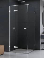 NEW TRENDY Eventa cabină de duș 100x90 cm dreptunghiular crom luciu/sticlă transparentă EXK-4512 (EXK4512)