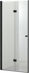 Hagser Carla uși de duș 90 cm pliantă negru mat/sticlă transparentă HGR17000021 (HGR17000021)