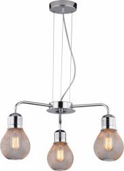 Candellux Gliva lampă suspendată 3x60 W crom 33-58539