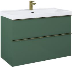 Elita Look dulap 100x44.9x63.5 cm sub chiuveta pe perete verde RE011000027010 (RE011000027010)