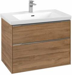 Villeroy & Boch Subway 3.0 dulap 77.2x46.2x57.6 cm sub chiuveta pe perete stejar C57400RH (C57400RH)