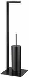 Sealskin Tube suport cu perie wc negru 800200 (800200)