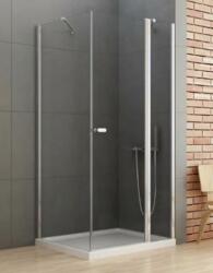 NEW TRENDY New Soleo cabină de duș 90x90 cm pătrat crom luciu/sticlă transparentă K-0395 (K0395)