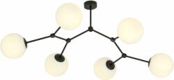 Emibig Space lampă de tavan 6x10 W negru-opal 1133/6 (11336)