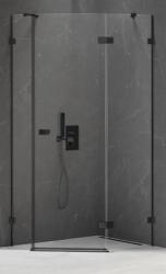 NEW TRENDY Avexa Black cabină de duș 100x80 cm negru mat/sticlă transparentă EXK-3883 (EXK3883)