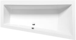 POLYSAN Andra cadă colțar slim 170x90 cm partea dreaptă alb 81511S (81511S)