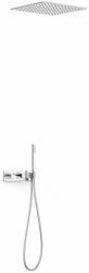 TRES B-System set de duș ascuns cu termostat cu duș de ploaie crom 30725206 (30725206)