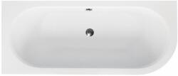 Besco Avita cadă colțar slim 169x75 cm partea stângă alb #WAV-170-NLS (#WAV170NLS)