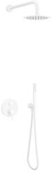 Excellent Pi set de duș ascuns cu duș de ploaie alb AREX. SET. 1245WH (AREXSET1245WH)