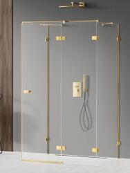 NEW TRENDY Avexa Gold Shine cabină de duș 110x80 cm dreptunghiular EXK-2128