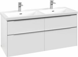 Villeroy & Boch Subway 3.0 dulap 127.2x46.2x57.6 cm sub chiuveta pe perete alb C568L0VF (C568L0VF)