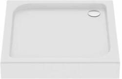 New Trendy Domio cădiță de duș pătrată 80x80 cm alb B-0347