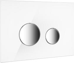 Oltens Lule buton de spălare pentru WC alb/crom 57201010 (57201010)