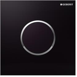Geberit Sigma buton de spălare pentru pisoar crom lucios-negru 116.035. KM. 1 (116035KM1)