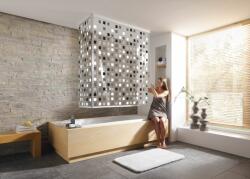 Kleine Wolke Duschrollo jaluzele de duș cu set de casete 240x138 cm transparent-gri 3319110745 (3319110745) Perdea de dus