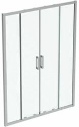 Ideal Standard Connect 2 uși de duș 150 cm culisantă argint mat/sticlă transparentă K9281EO (K9281EO)