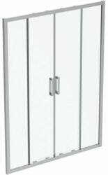 Ideal Standard Connect 2 uși de duș 150 cm culisantă argint mat/sticlă transparentă K9281EO
