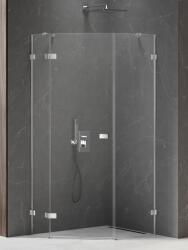 NEW TRENDY Avexa cabină de duș 100x80 cm crom luciu/sticlă transparentă EXK-3894 (EXK3894)